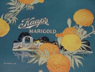 1920s Vintage Candy Box Lid Label Kaaps Marigold Kaaps Candy 