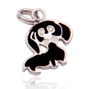  Sterling Silver Dog Charm Jewelry