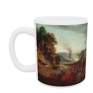  Morning view of Coalbrookdale, 1777 (oil on   Mug 