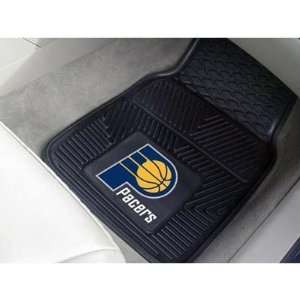  Indiana Pacers 2 Piece Heavy Duty Vinyl Car Mats: Sports 