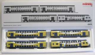 43475 MARKLIN HO Metronom Bi level Car Set   NEW 2011  
