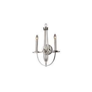  Dione 2 Light Sconce In Polished Nickel