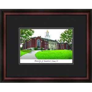  UCONN Connecticut Huskies Framed & Matted Campus Picture 