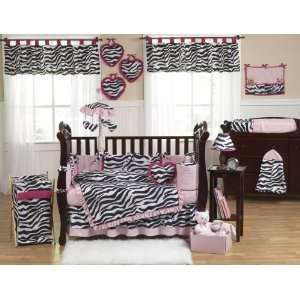    JoJo Designs Zebra 9 pc Baby Girl Crib Set ETA Not Available Baby