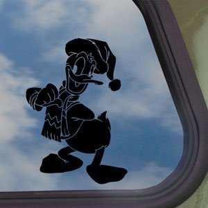  Disney Black Decal Donald Duck Car Truck Window Sticker 