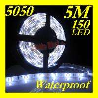 5M 150LED 5050 SMD Pure White Flexible Lamp Light Strip  