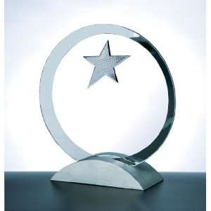  Optical Crystal Metal Star Circle Award