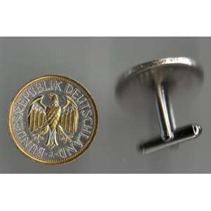  Unique 2 Toned Gold & Silver German Eagle, Coin Cufflinks Beauty