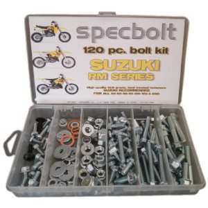 Specbolt Suzuki RM two stroke Bolt Kit for Maintenance & Restoration 