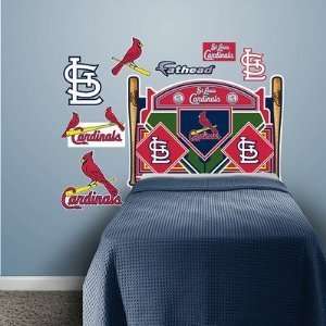  St. Louis Cardinals Headboard Twin Bed Fathead NIB 