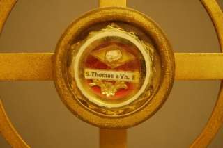 Antique Reliquary w/ relic of St. Thomas +  