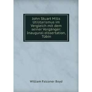   nger Inaugural dissertation, TÃ¼bin William Falconer Boyd Books