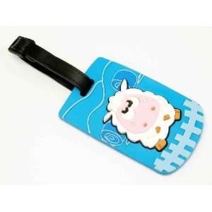  Travel Accessory Personalized Rubber Luggage Tag Blue 