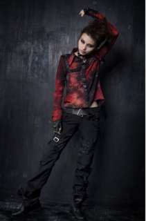 unisex rock fashion visual kei Japan trousers pants S M L XL XXL free 