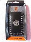 Harley Davidson Motor Cycles Black Leather Money Clip  New items in 