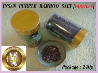 Insan Purple Bamboo Salt (Particle240g) /Food Medicine  