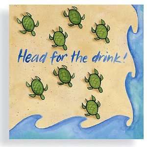  Tropic Sea Turtle Hatchling Drink Beverage Napkins 
