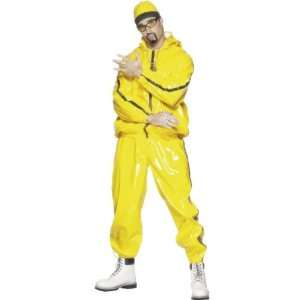  Yellow Rapper Suit Adult Costume: Toys & Games