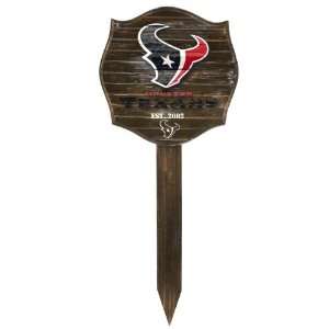  NFL Houston Texans Stake Wood Sign: Sports & Outdoors