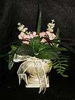 nwt top designs frosting pink white silk flower arra buy