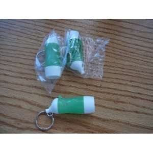  Tupperware Set of 3 Green Sports Bottle Keychains Kitchen 