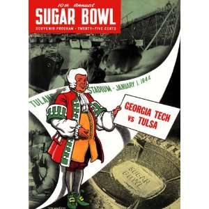   Program Cover Art   GEORGIA TECH (H) VS TULSA 1944: Sports & Outdoors