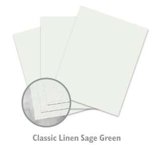  CLASSIC Linen Sage Green Paper   250/Package Office 