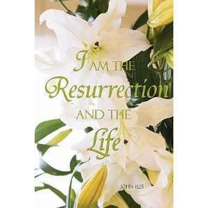  I Am the Resurrection and the Life Easter Church Banner 