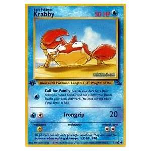  Pokemon   Krabby (51)   Fossil Toys & Games