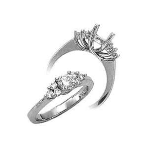  7 stone diamond ring SOLITAIRE 1.60 carats VS diamonds 