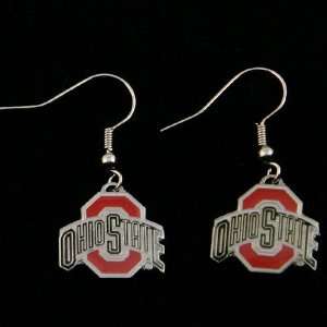  Ohio State Buckeyes Team Dangle Earrings: Sports 