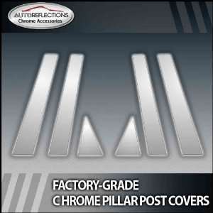 98 02 Mazda 626 6Pc Chrome Pillar Post Covers: Automotive