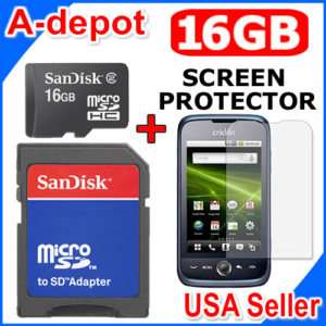 16GB Micro SD Card + Protector For Huawei Ascend M860  
