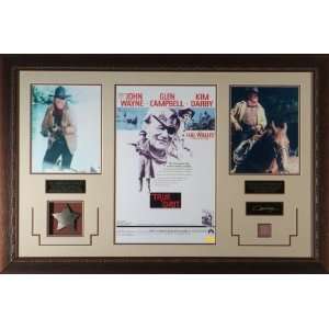 True Grit   Unsigned & Framed   Engraved Signature Series
