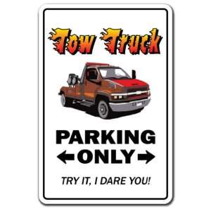  TOW TRUCK ~Novelty Sign~ street driver trucker gift Patio 