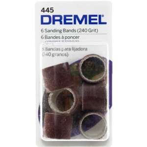 Dremel 445 1/2 240 grit sanding band (6 pcs) (5 Pack 