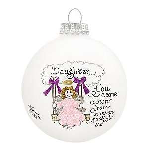  Daughter On Swing From Heaven Heart Gifts Ornament
