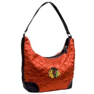  NHL Chicago Blackhawks Team Color Quilted Hobo: Sports 