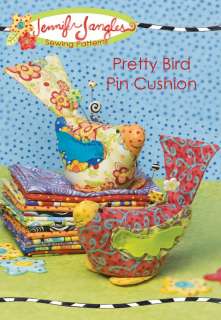 NEW Pretty Bird Pin Cushion Pattern! Great gifts for sewing pals! So 