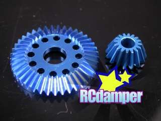 ALUMINUM DIFFERENTIAL GEAR BLUE ASSOCIATED NTC3 TC3 TC4  