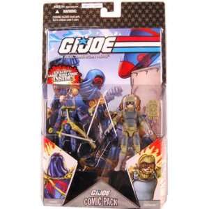    GI Joe Comic Figure Cobra Commander and Tripwire Toys & Games