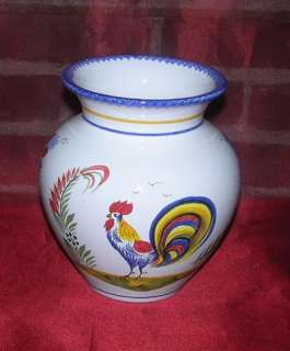 This auction is for a Brand new Necked Vase from the Coq ( Rooster 