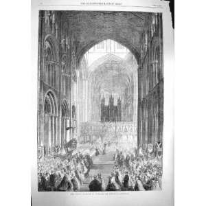 1862 CHORAL FESTIVAL PETERBOROUGH CATHEDRAL CHURCH:  Home 