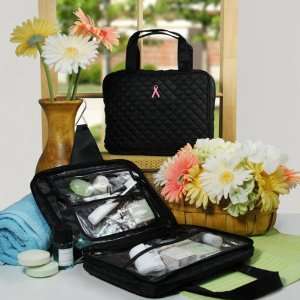  Breast Cancer Quilted Hanging Cosmetic Case Health 