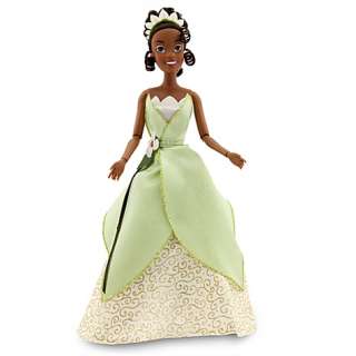 TIANA : In her glittering green gown, our Disney Princess Tiana Doll 