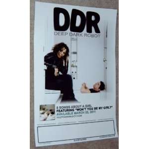  DDR Deep Dark Robot   Promotional Poster   11 x 17 