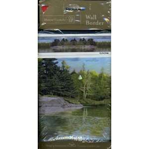  At The Lake Wallpaper Border GL76354F by Home Trends