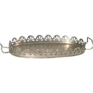  Trevis Tray with Ornate Rim