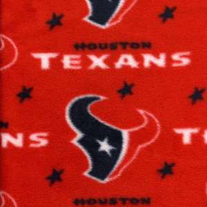 NFL Houston Texans Polar Fleece Fabric   Per Yard:  Sports 