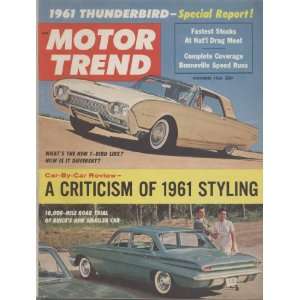  Trend Vol. 12 No. 12 December 1960 1961 Thunderbird Special Report 